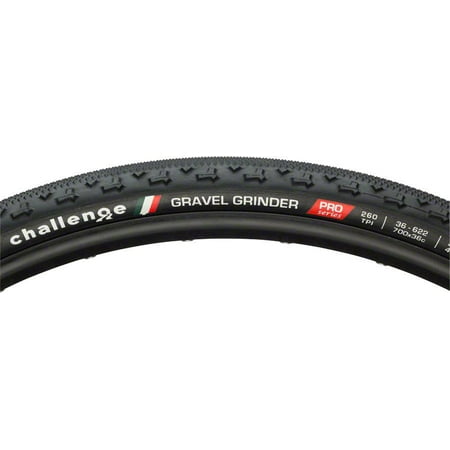 Challenge Gravel Grinder Tire: Handmade Clincher, 700x36, 260tpi,