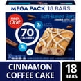 thumbnail image 3 of (4 pack) Fiber One 70 Calorie Soft Baked Bars, Cinnamon Coffee Cake, Mega Pack, 18 Count, 16 oz, 3 of 16