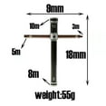 thumbnail image 3 of maskred Easy To Control Small Cross Socket Spanner Wide Application High-performance 1Set, 3 of 6