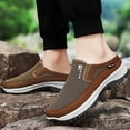 thumbnail image 4 of EKVAHL Men's Slip On Backless Mule Walking Shoes, Arch Support Lightweight Breathable Sneakers, Non-Slip Cushioned Outdoor Slide Shoes, 4 of 5