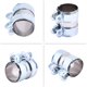 thumbnail image 3 of Conector de tubo Catback silenciador con abrazadera de banda de escape Turbo de acero inoxidable de 2,5 pulgadas con pernos, 3 of 5