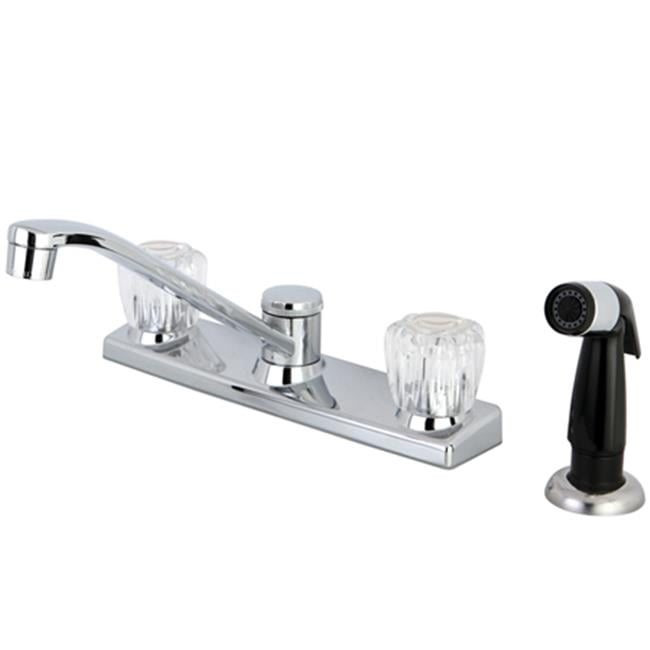 8 in. Centerset Kitchen Faucet, Polished Chrome - Walmart.com - Walmart.com
