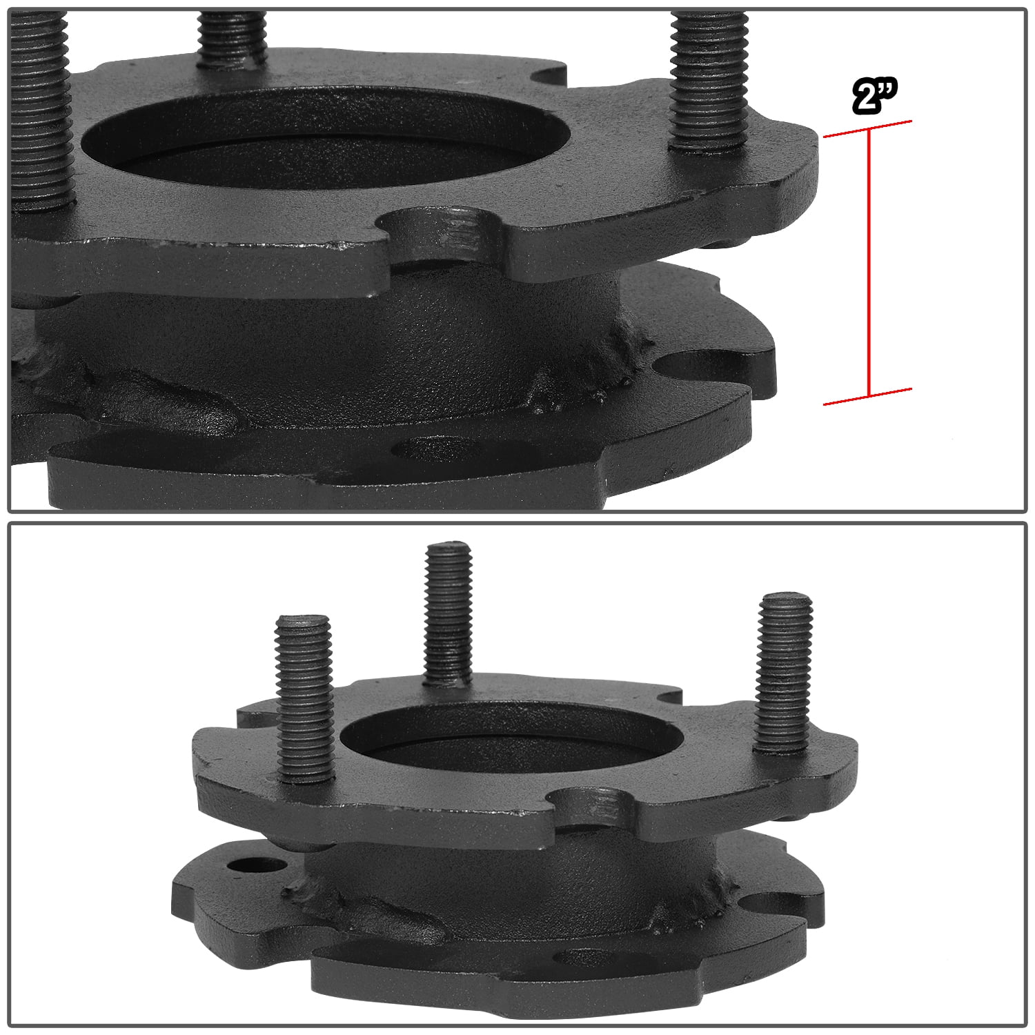 DNA Motoring FLLK-CH-F-011 For 2015-2022 Colorado Canyon Carbon Steel Front Upper Mount Style 2" Lift Kit Spacers