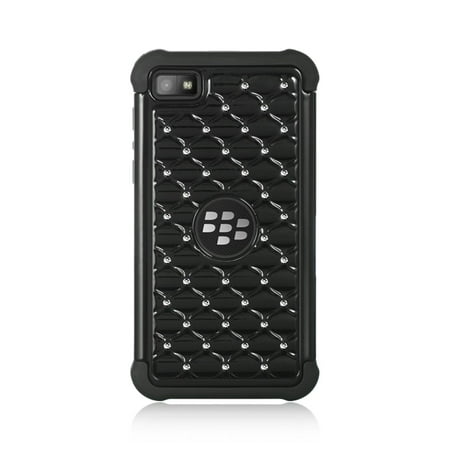 Insten Diamond Hard Hybrid TPU Case w/Diamond For BlackBerry (Best Browser For Blackberry Z10)