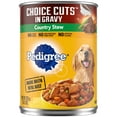 thumbnail image 2 of (6 pack) Pedigree Choice Cuts In Gravy Adult Soft Wet Dog Food Country Stew Flavor, 13.2 oz Cans, 12 Count, 2 of 23