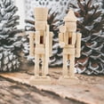 thumbnail image 3 of REACHISE 6pcs Unfinished Wooden Nutcracker Figures 12cm for Christmas & New Year Gift, 3 of 8