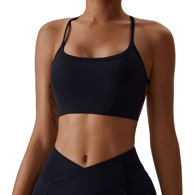 Fvwitlyh Pumping Bra Women'S Comfortable Traceless Lightweight Beautiful Back Simple And Rimless Bra Black,S