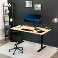 thumbnail image 3 of VIVO Light Wood 60 x 30 inch Universal Table Top for Sit to Stand Desk Frames, 3 of 8