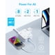 thumbnail image 2 of Anker Surge Protector Regleta de enchufe plano 2000J, cable de extensión delgado de 5 pies con 8 salidas, 2 puertos USB A y 1 puerto USB C, 20 W para iPhone15, montaje en pared, compacto para el hogar, 2 of 5