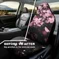 thumbnail image 4 of Yuyamidu Cherry Blossom Car Seat Covers Set Vehicle Front Seat Protection Pink Flowers Auto Interior Accessories Universal fit Most Car SUV Van Truck, 4 of 7