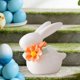 thumbnail image 4 of Uuiauoio 1 pc Mini Ceramic Rabbit Figurines, Porcelain Easter Bunny Decorations for Home, Tabletop Ornament, Tea Ceremony Pet, 4 of 6