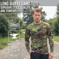 thumbnail image 2 of Long Sleeve Digital Camouflage T-Shirt, Desert Digital Camo, 2 of 6