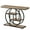 Light Brown, variant on GVN Console Table,Entryway Console Table, 41.3" Console Table, Industrial 4-Tier Sofa Entryway Table with Circle Base,Light Brown