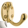 thumbnail image 1 of Baldwin 0782140 Costume Hook, Bright Nickel, 1 of 1
