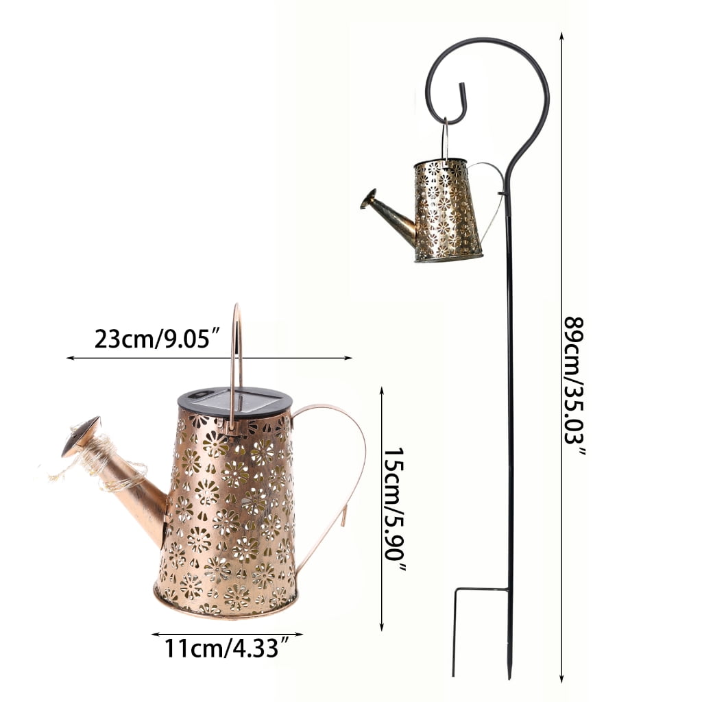 JZROCKER Watering Can Solar Lights Waterproof Outdoor Garden Decor for Yard Porch Lawn