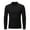 Black, variant on Clearance Men's Casual Fit Basic Layer Tops Elastic Mock Neck Compression Pullover Shirt Long Sleeve Slim Solid Shirts