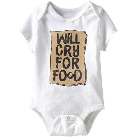 

American Classics Will Cry Infant Baby Snapsuit Romper