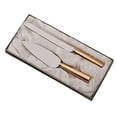 thumbnail image 4 of Gold Hammered Handel Knife and Server Set, 4 of 6