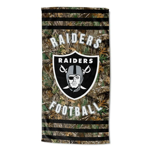 Toalla de Playa Unisex Northwest NFL Las Vegas Raiders 30" x 60"
