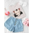 thumbnail image 3 of Cute Kittyboo In Vampire Costume T-Shirt Toddler -Image by Shutterstock,  5 Toddler, 3 of 4