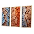 thumbnail image 3 of Designart "Textures of the Sand Desert Elegance I" Landscape & Nature Framed Wall Art Set Of 3 - Grey Desert Frame Gallery Wall Set For Home Decor, 3 of 7