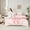 Pink White D, variant on jejeloiu Bowtie Monogrammed D 7-Piece Twin Bedding Sets,Lovely Polka Dots Bedding Comforter Set,Pink Heart Print Sheet Sets For Girl Teens,Ultra Soft Bedroom Decor Reversible