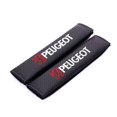 thumbnail image 4 of Par de fundas para cinturón de seguridad de fibra de carbono Peugeot Firefighter, almohadillas para hombros para logotipo de Peugeot, color negro, funda para cinturón de seguridad de fibra de carbono, 4 of 4