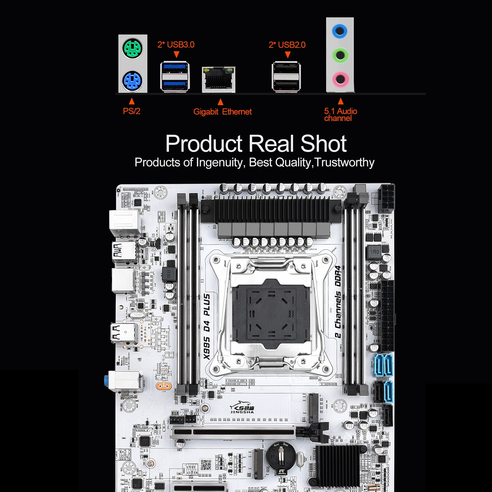 Nishore Computer motherboard,X16 Office 4*ddr4 Dsfen M.2 Nvme Xeon Matx Pci-e V3/ Xeon Matx 2011-3 V3/ Xeon Matx Pci-e 3.0 4*usb3.0 Wifi M.2 3.0 X16 Office Ethernet 4*usb3.0 Pci-e 3.0 X16 White