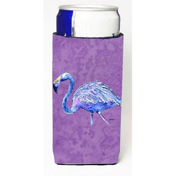 Flamingo On Purple Michelob Ultra bottle sleeves For Slim Cans - 12 oz.