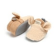 thumbnail image 4 of Douhoow Newborn Baby Girls Boys Autumn Crib Shoes Cotton Fur Warm Soft Sole Shoes, 4 of 4