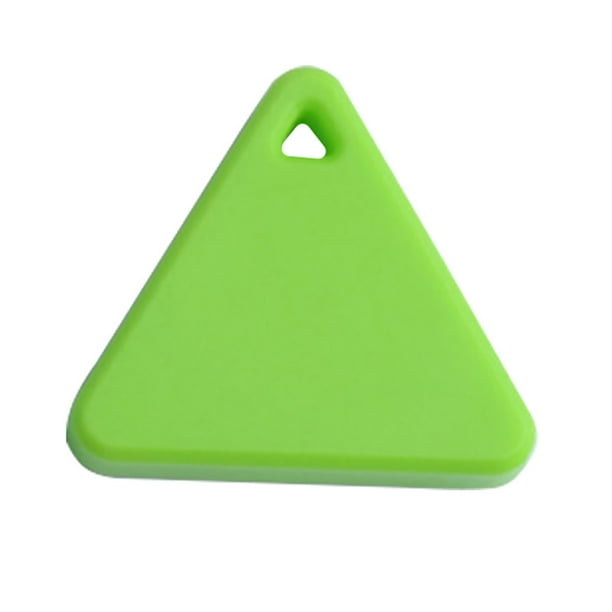 Interruptor de cámara de localización anti-perdida inalámbrica inteligente con alarma Bluetooth para mascotas, niños mayores, triangular, verde Vogacara EL001774-09