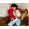 thumbnail image 2 of Living Health Products BFSMB-002-rd Boyfriend Body Pillow- Red - Companion Pillow w/ Mooshi Micro Beads and Soft Red T-Shirt, 2 of 2
