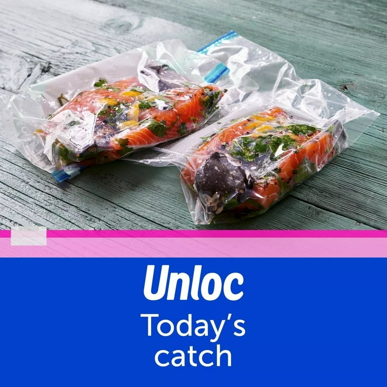 Ziploc Slider Freezer Bags, Reusable Quart and Gallon Variety Pack