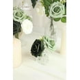 thumbnail image 3 of Artificial Flowers 25pcs Real Looking Emerald Green Ombre Colors Foam Fake Roses with Stems for DIY Wedding Bouquets Bridal Shower Centerpieces Sage Green Floral Arrangements Tables Decoration, 3 of 5