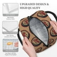 thumbnail image 6 of XMXT Reusable Lunch Bag Women, Cartoon Beer Lid Large Lunchbox Insulated Lunch Box for Work School, Multicolor, 6 of 9