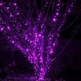thumbnail image 6 of Morttic 66FT 200 LED Christmas Lights, Christmas String Lights Plug in with 8 Modes, Waterproof Christmas Decorations for Xmas Indoor Outdoor Party Home Tree Decor, Purple, 6 of 7
