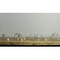 thumbnail image 1 of Set of 24 Warm White LED Battery Operated 8-Function Christmas Lights Clear Wire, 1 of 2
