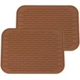 thumbnail image 1 of DAMAIE 2pcs Silicone Dish Drying Mat Mat Heat & Resistant Mat Easy Clean Dishwasher Safe Eco-Friendly, 1 of 4