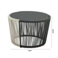thumbnail image 6 of Ashland Modern 3-Piece Patio Conversation Set with Foot Ottomans in Cream, 6 of 20