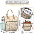 thumbnail image 5 of Pioneer Flower Floral Print Pattern Womens Lunch Box for Work,Insulated Large Lunch Bag for Tween and Teen,Loncheras Para Mujer,Leakproof Adult Lunch Bag for Work,Beach,Travel,Picnic,Camping, 5 of 6