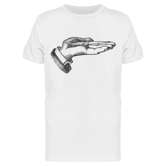 Businessman Left Hand T-Shirt Men -Image by Shutterstock, Male Small