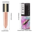 thumbnail image 2 of WIFKLSIIPG Lip Gloss Can Flash Piece Eyeshadow Multi Color Net Red Beauty Makeup Lip Glaze, 2 of 5