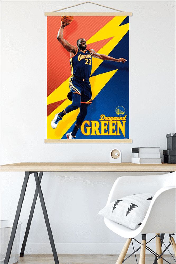 NBA Golden State Warriors - Draymond Green 21 Wall Poster with Magnetic Frame, 22.375" x 34"