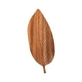 thumbnail image 5 of Fancyes Leaf Shaped Wooden Tray Plate Decorative Tray Home Decor Serving Tray Tea Tray for Food Coffee Table Eating Restaurant Snacks 38cmx15cmx2cm, 5 of 8