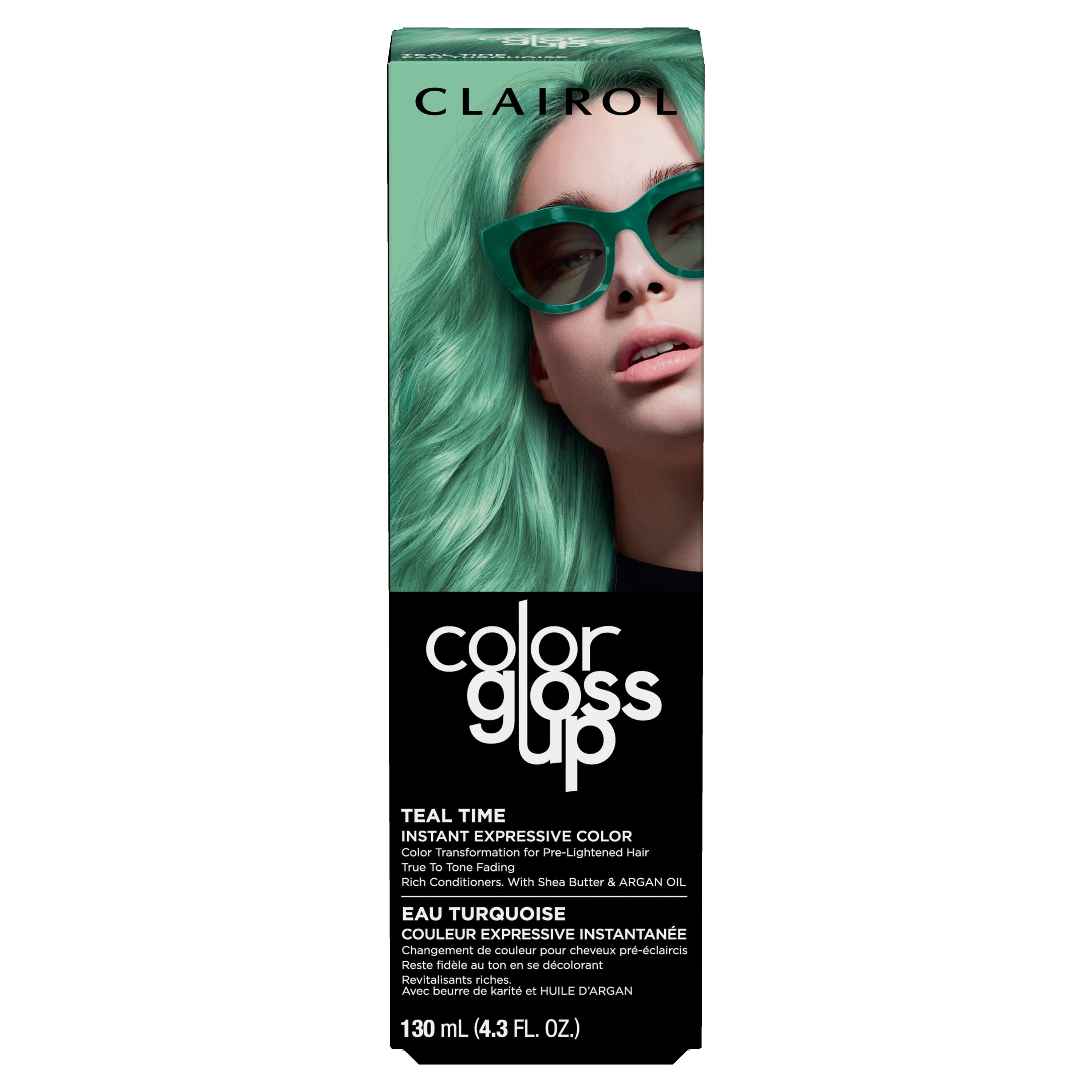 Clairol Color Gloss Up, SemiPermanent Toning Hair Color, Teal Time