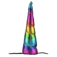 thumbnail image 6 of 12-Pack Unicorn Headbands for Girls - Elastic Metallic Plush Horns for Birthday, Costumes Accessories, For Ages 3+, 6 of 8