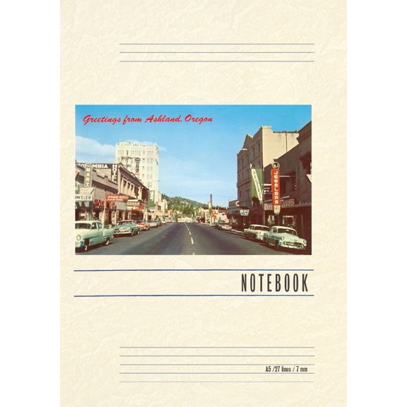 Vintage Lined Notebook Greetings from Ashland, (Paperback)