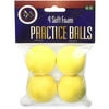 Golf Balls, Yellow, 4 Pack