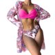 thumbnail image 2 of Traje de baño de 2 piezas para mujer, trajes de baño para mujer, bikini estampado de tres piezas para mujer, traje de baño dividido para mujer, 2 of 4