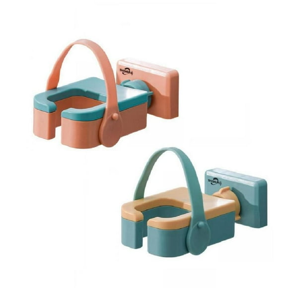 Soporte pa de cabellero de montaje en ped de 2 piezas a prueba de humedad pa Colco Soporte para secador de pelo